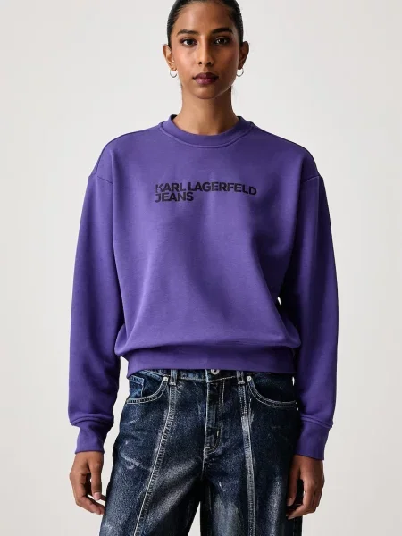 Karl Lagerfeld Jeans hanorac pentru femei cu violet