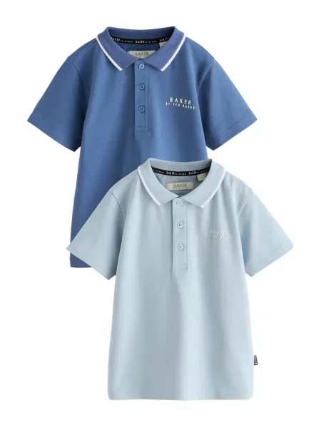 Baker by Ted Baker Tricou albastru regal / albastru pastel alb