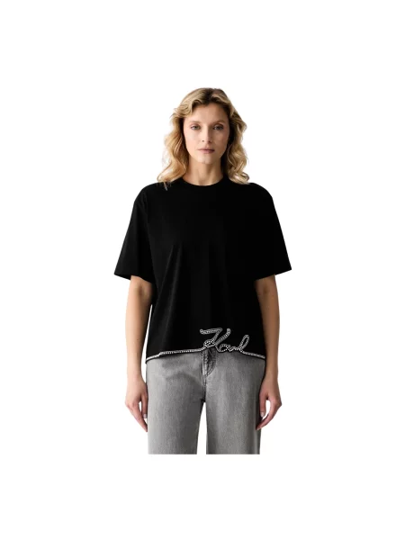 Karl Lagerfeld T-shirt czarna