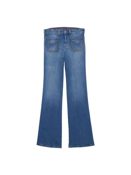 Jeansy Ines De La Fressange Paris niebieskie