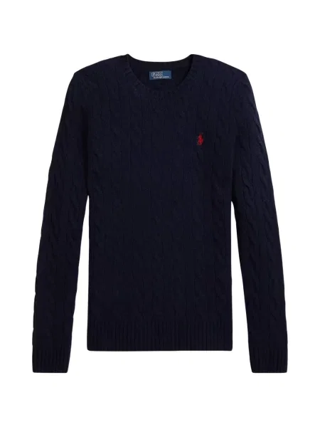 Pulover Polo Ralph Lauren cu broderie alergare cu cordon gri