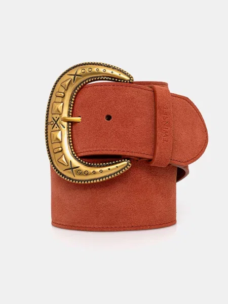 Remen Twinset smeđa