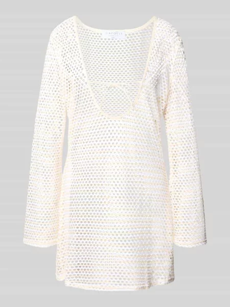 Półprzezroczysta tunika model MESH EFFECT COVER UP' Seafolly beżowa