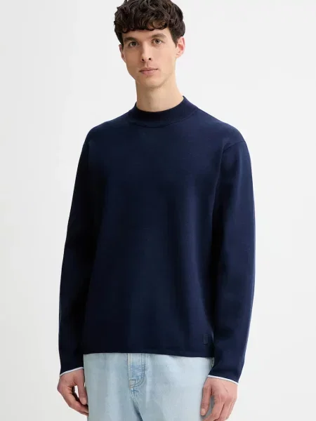 Пуловер Calvin Klein тъмносиньо