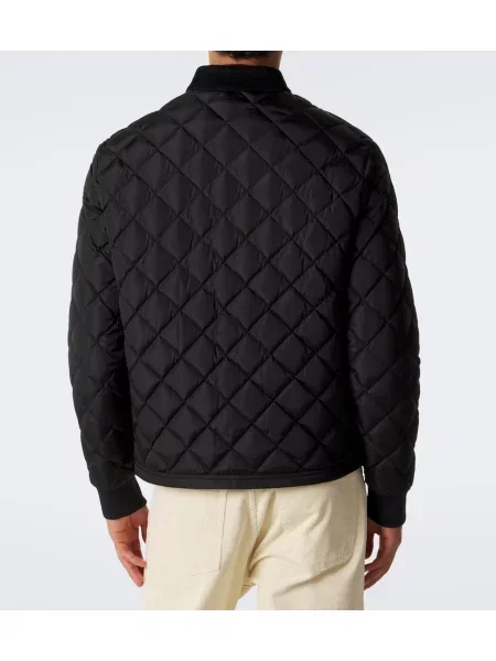 Matlasat geacă cu puf Moncler negru
