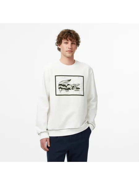 Lacoste толстовка чоловіча біла