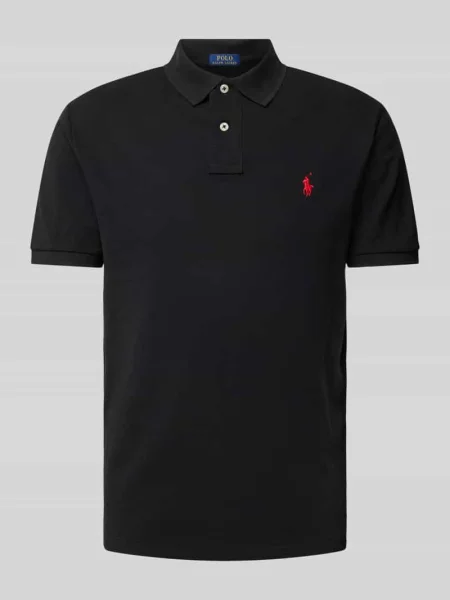 Polo Ralph Lauren Koszulki Mężczyzna Krótki Rękaw Dzianina Pika czarny