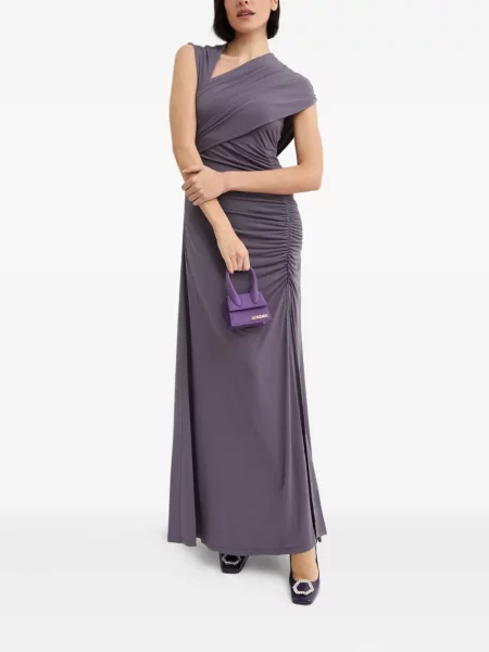 Rochie maxi Hervé Léger de costum gri