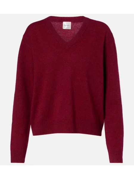 Pulover Leset de lână bordo