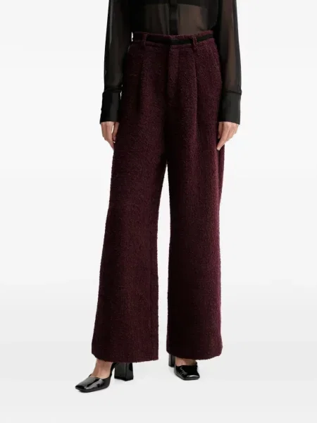 Pantaloni Gestuz tricotate roșu