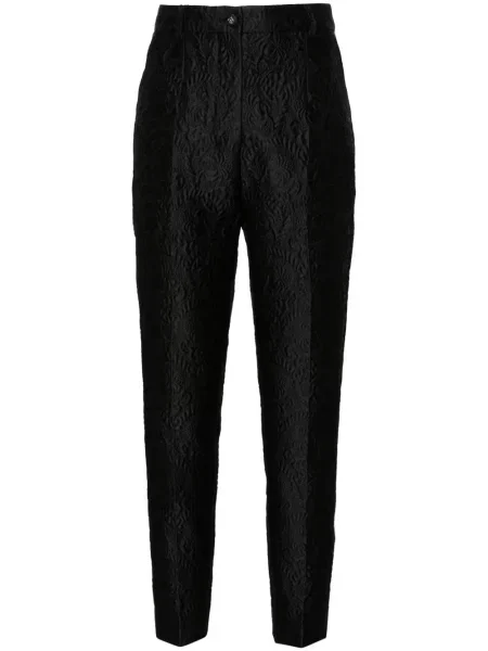 Pantaloni Dolce & Gabbana din jacard negru