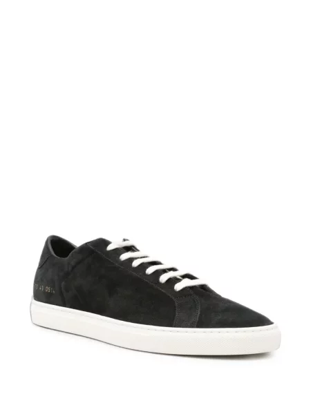 Sneakerși Common Projects din piele de căprioară negru