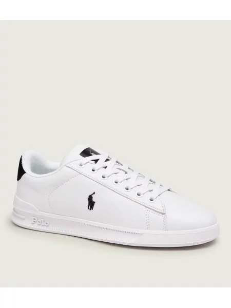 POLO RALPH LAUREN Teniși din piele Heritage Court II alb