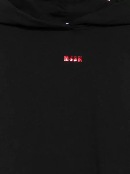 Bluza z kapturem dziecięca Msgm czarna