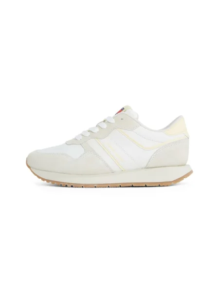Sneakerși Tommy Jeans alb