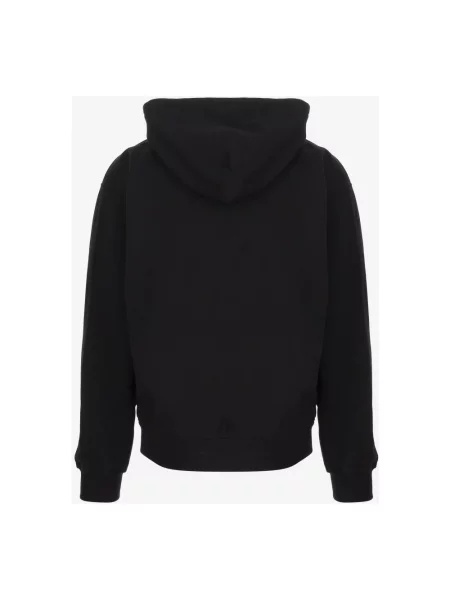 Bluza z kapturem Dolce And Gabbana z kapturem z logo czarna