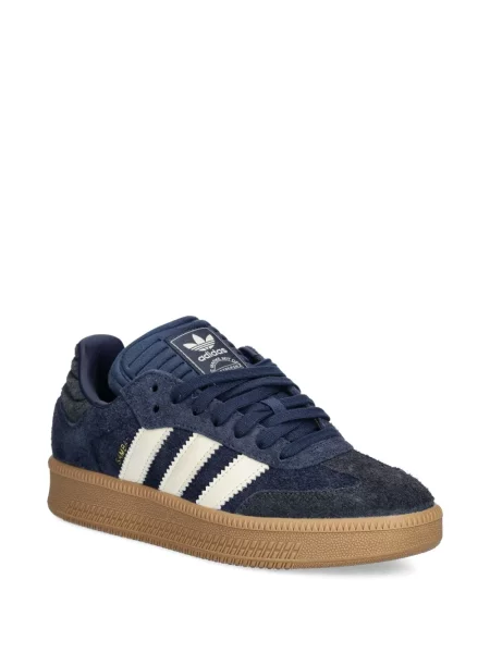 Ριγέ μισό φερμουάρ sneakers Adidas EQT σουέντ μαύρο