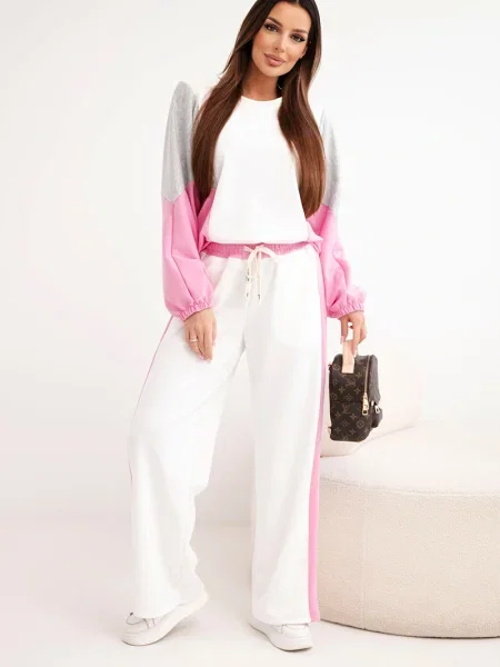 Pantaloni Kesi Włoski alb