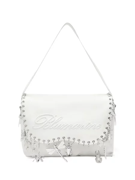 Pandantiv Blumarine cu broderie alb