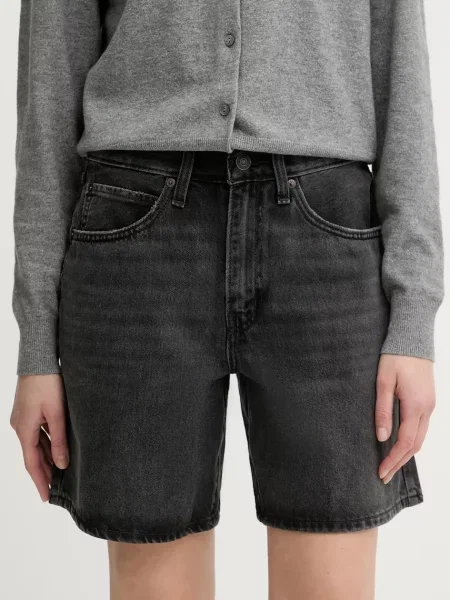 Džínové šortky Levi's 94 BAGGY SHORT černé