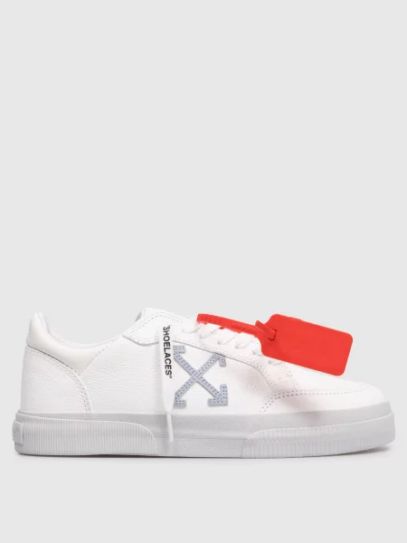 Шкіряні кросівки Vulc Low з емблемою Off-white білі