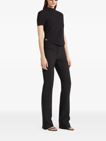 Tricou Courreges scurt negru