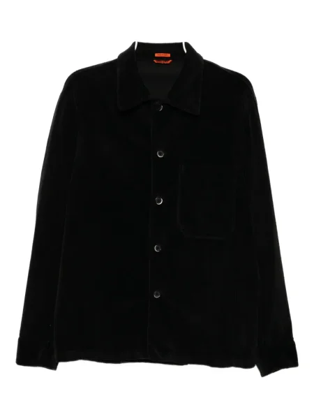 Риза Barena от рипсено кадифе сиво