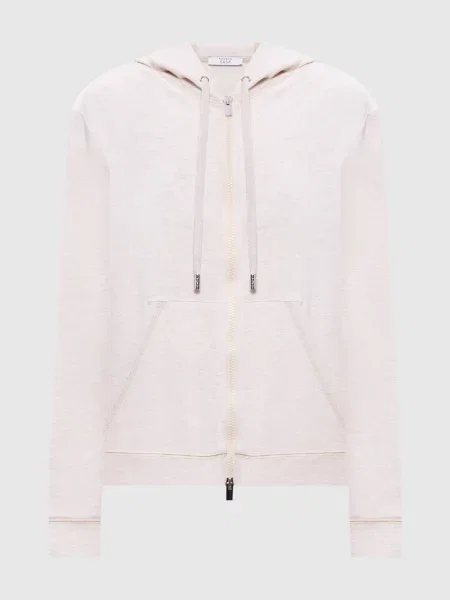 Меланжева спортивна куртка Peserico бежева