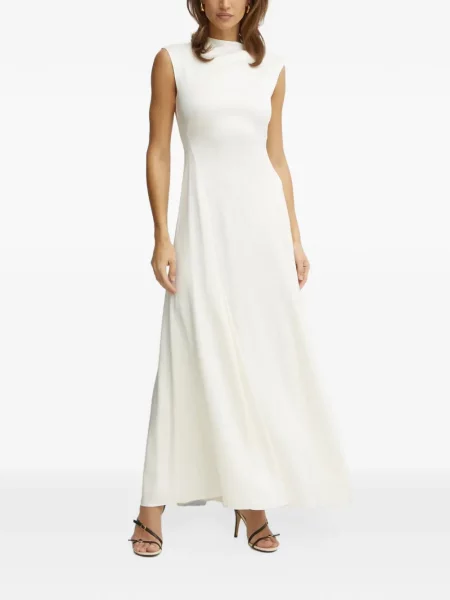 Rochie maxi Ivy Oak fără mâneci alb