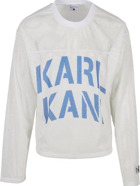 Karl Kani Tričko královská modrá bílá