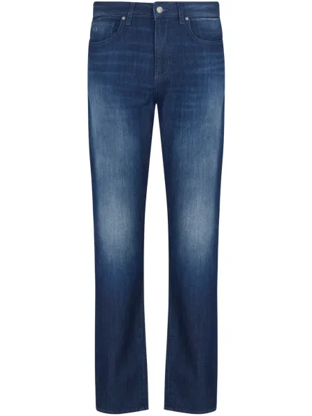 Blugi drepți Armani Exchange albastru