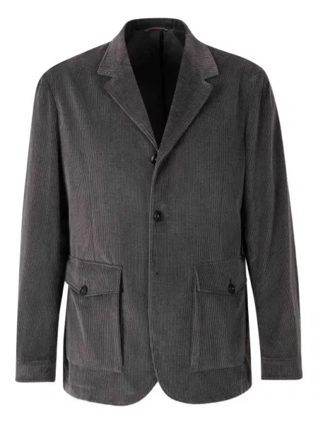 Яке Canali от рипсено кадифе кафяво