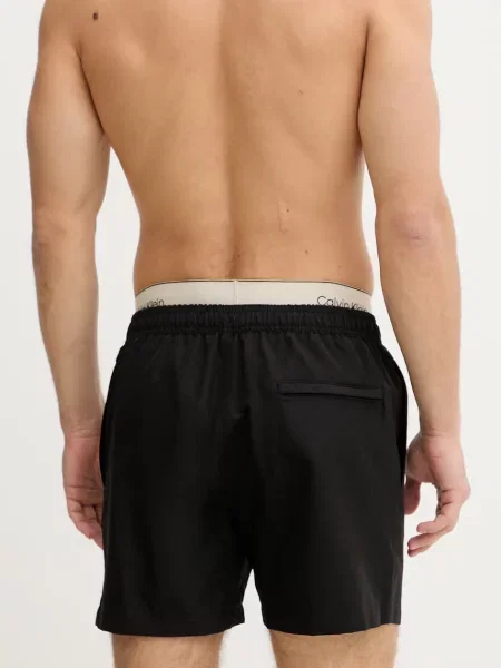 Calvin Klein Swimwear Szorty kąpielowe czarny