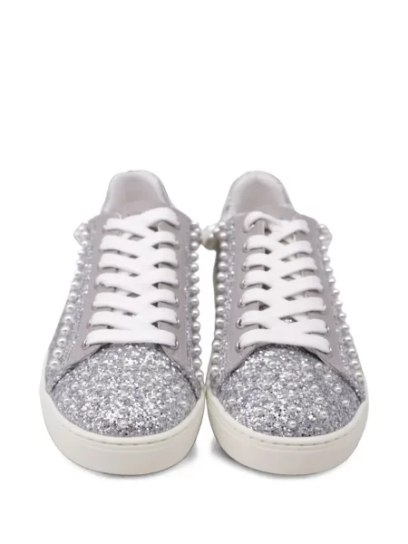 Sneakerși Stuart Weitzman cu perle