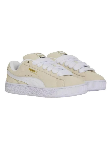 Pantofi Puma din piele de căprioară bej