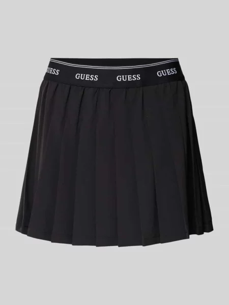 Spódnica plisowana z elastycznym pasem model SELENE' Guess Activewear czarna