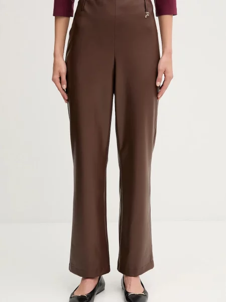 Joseph Ribkoff pantaloni drept high waist maro