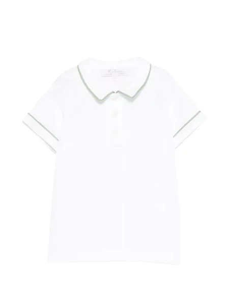 Tricou polo copii Mariella Ferrari alb