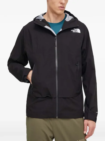 Geacă The North Face cu glugă negru
