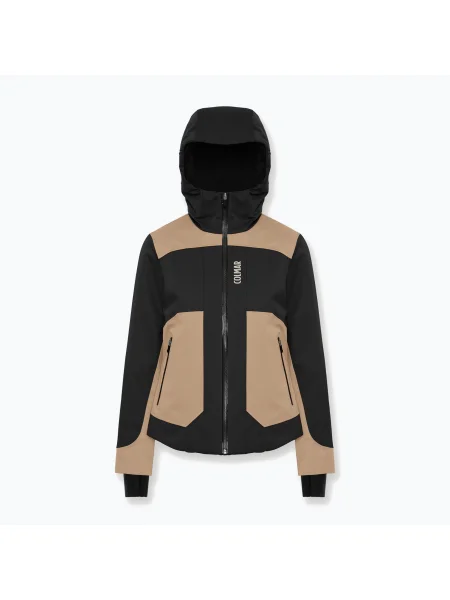 Női sí kabát Colmar nero/granola nero/granola. Méret: 44 fekete
