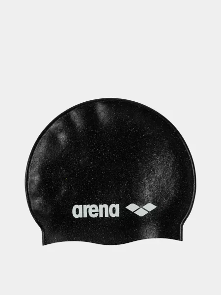 Arena Шапочка для плавання Унісекс Силікон чорний