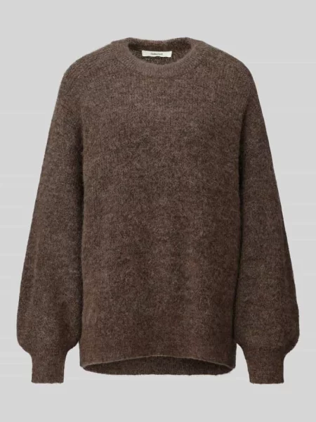 Sweter o kroju relaxed fit z mieszanki wełny model LULU' Selected