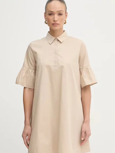 Marella sukienka babydoll Emme by Marella beżowa