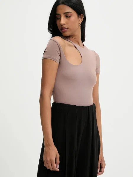 Боди Answear Lab кафяво