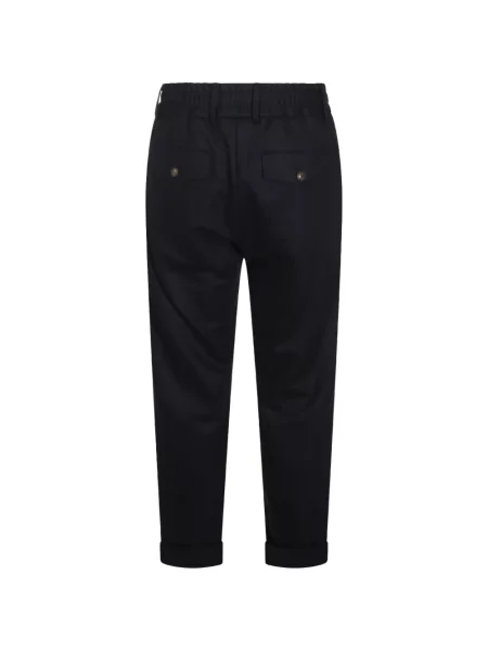 Pantaloni Eleventy cu cordon albastru