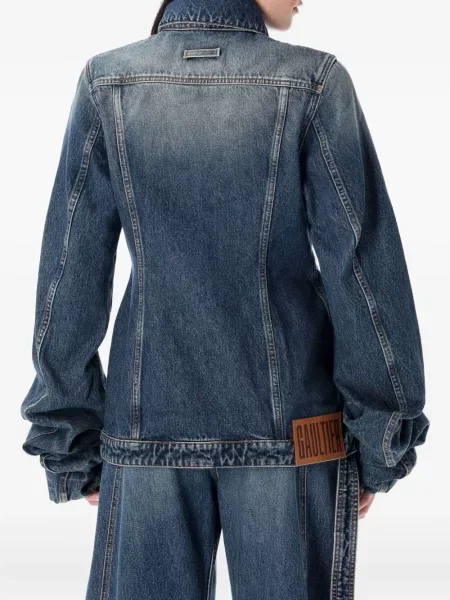 Geacă de blugi Jean Paul Gaultier albastru