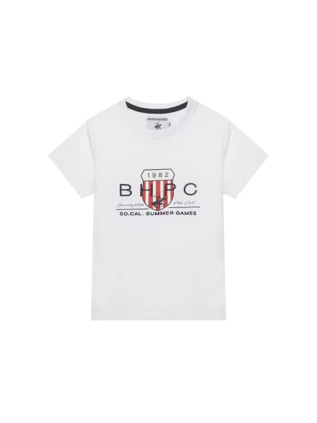 Beverly Hills Polo Club T-shirt Regular Fit bijela