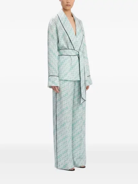 Geacă Victoria Beckham cu imagine alb