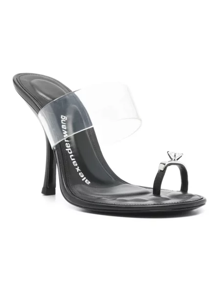 Klapki Alexander Wang czarne