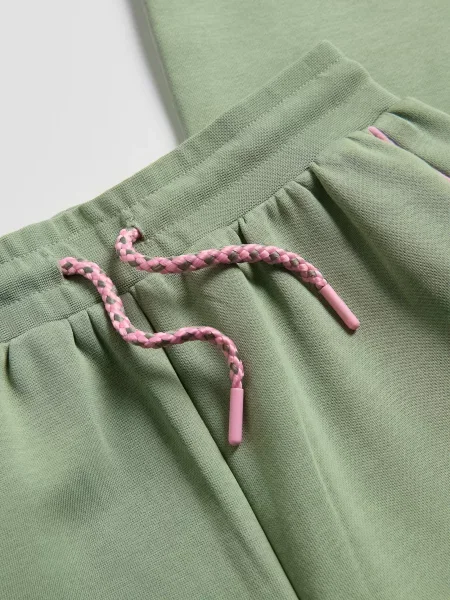 Reserved Спортивні штани з принтом Boffie & Poko світло-зелений зелені